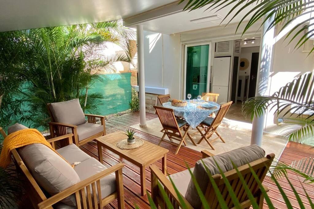 L'Instant Evasion, Studio Avec Terrasse, Piscine ! Saint-Gilles-les-Bains Exterior foto